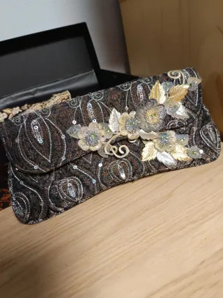 Zapatos y cartera fiesta ceremonia