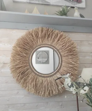 Espejo 80cms Macramé