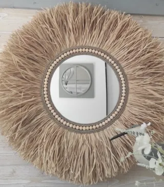 Espejo 80cms Macramé