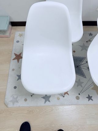 Pack 4 Sillas Blancas Diseño Moderno