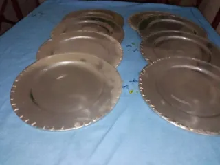 Salvamanteles Piuter ( pewter) decorados