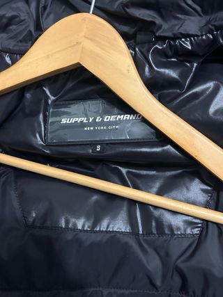 Chaqueta acolchada negra