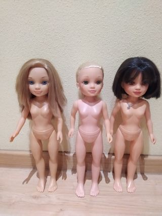 Lote 3 Muñecas nancy