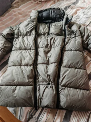 Abrigo de porteo Mango Talla M Verde Oliva