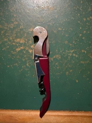 Kit Abridor Botellas Vino Rojo/Plata