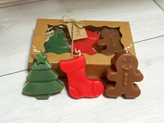 Velas DecoArt. 3 Velas Navideñas (Árbol, Bota, Jen