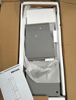 Armario baño VASAGLE 30×30×170 cm gris