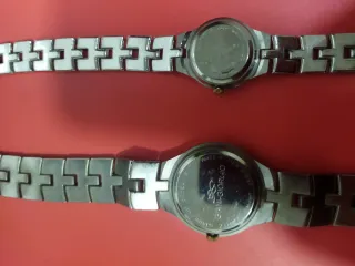 2 Relojes Giani-Giorgio Pareja Dorado/Plateado