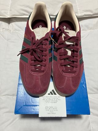 Adidas Gazelle Indoor Burdeos/Verde Talla 42