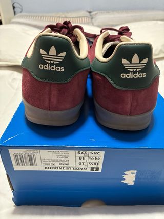 Adidas Gazelle Indoor Burdeos/Verde Talla 42