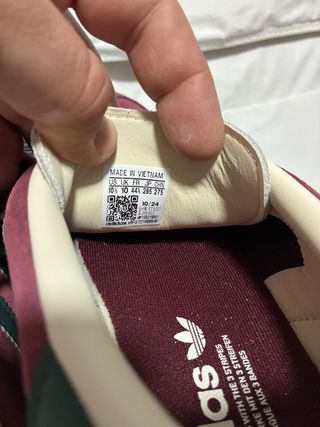 Adidas Gazelle Indoor Burdeos/Verde Talla 42