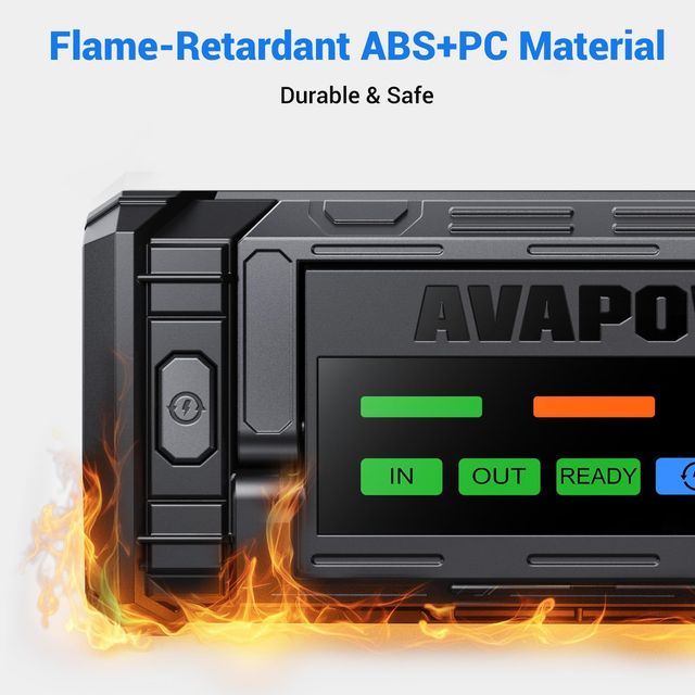 Arrancador de Baterías Coche  AVAPOW TJ68 10000A