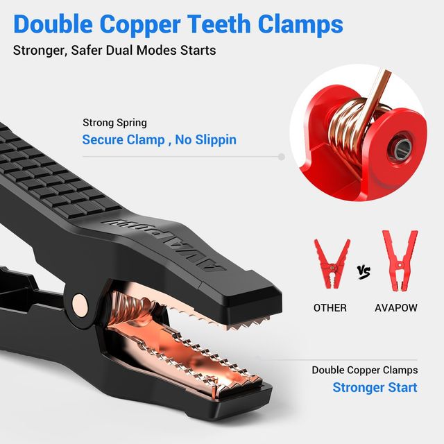 Arrancador de Baterías Coche  AVAPOW TJ68 10000A