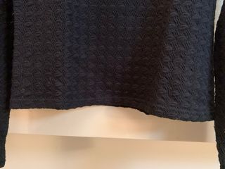 Borgofiori Blusa Pizzo Nera Tg S Made in Italy