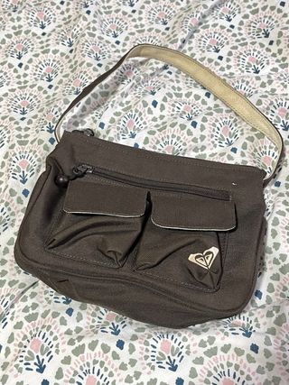 Bolso Roxy Vintage Marrón y Beige