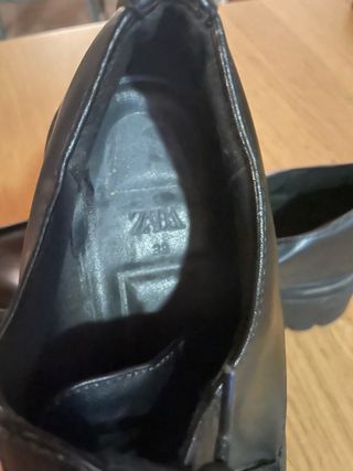 Zapatos Zara Negro Talla 38