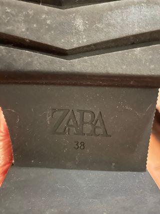 Zapatos Zara Negro Talla 38