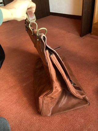 Maleta de mano de cuero 40x50