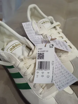 Zapatillas Adidas Blancas y Verdes