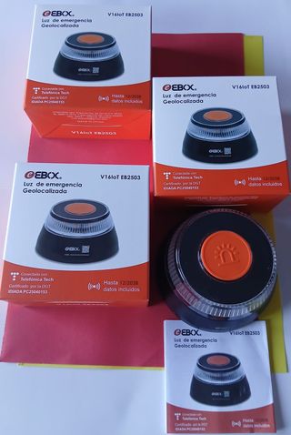 3 Balizas V16 IoT EBOX Homologadas DGT