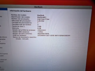 MacBook Unibody 2009 Blanco