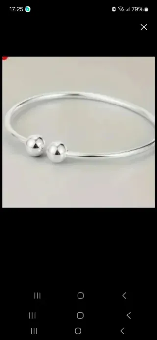 Pulsera Plata 925 Bolas