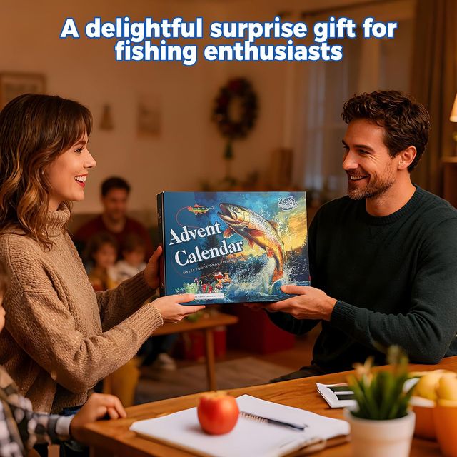 Calendario Adviento Señuelos Pesca 24 Piezas