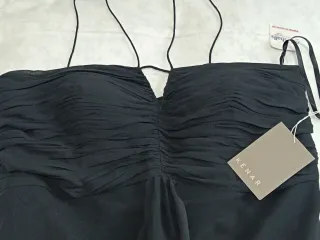 Vestido fiesta negro Talla L