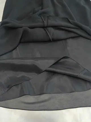 Vestido fiesta negro Talla L