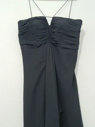 Vestido fiesta negro Talla L
