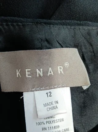 Vestido fiesta negro Talla L