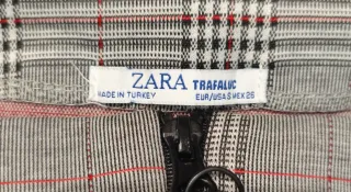 Falda Zara cuadros Talla S