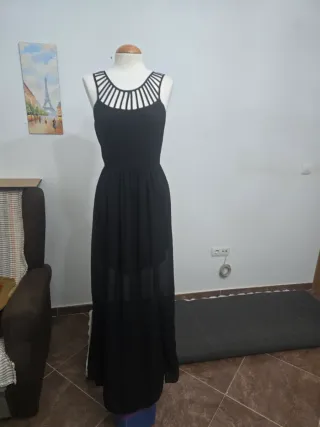 Vestido negro tirantes talla M