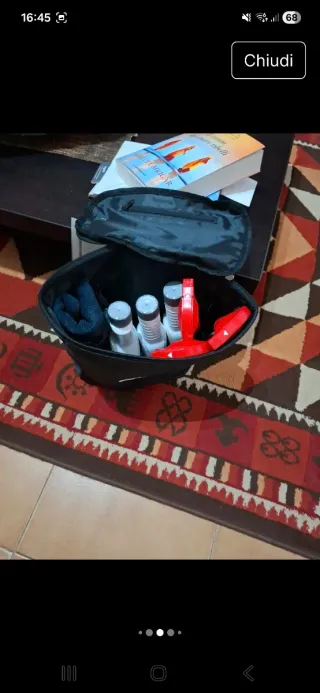 Borsa portaoggetti Toyota nera