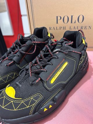 Zapatillas Polo Ralph Lauren Negras y Amarillas