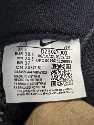 Nike Talla 38.5 Animal Print Nuevas