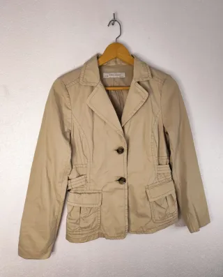 Chaqueta Zara Beige Talla M
