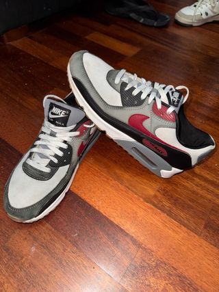 Zapatillas Nike Air Max Gris Rojo Blanco