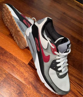 Zapatillas Nike Air Max Gris Rojo Blanco