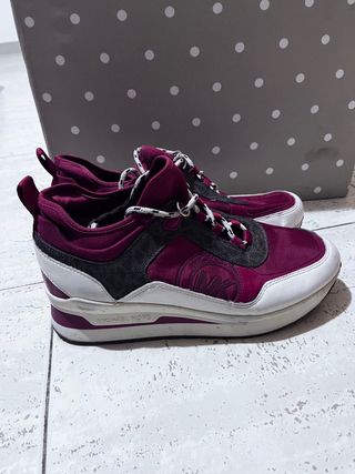 Zapatillas Michael Kors Morado/Blanco