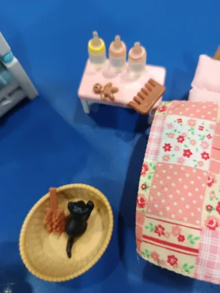 Literas Sylvanian Families + Cochecito y Parque