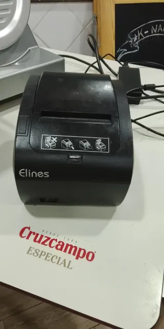 Impresora TPV Elines Negra