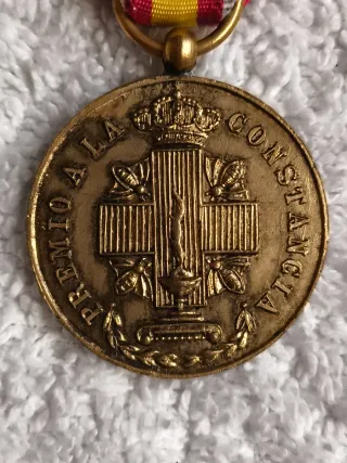 MEDALLA CRUZ ROJA ESPAÑOLA MÉRITO CONSTANCIA