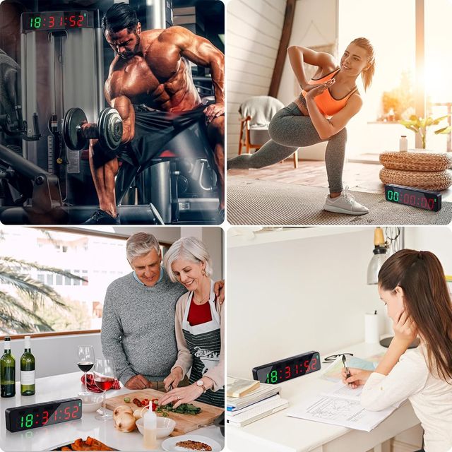 Temporizador Digital Multifunción Gimnasio