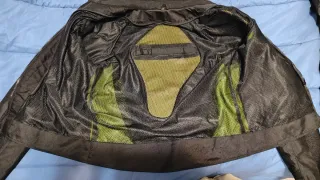 Chaqueta Moto Verano Airmen Negra y Flúor