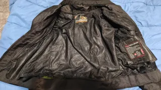 Chaqueta Moto Verano Airmen Negra y Flúor