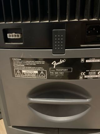 Equipo de Sonido Fender Amplificado