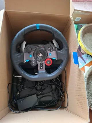 Volante Logitech G29 y Cambio Manual