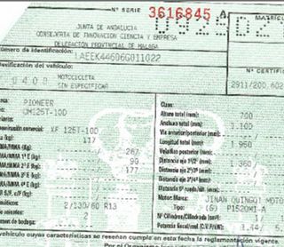 Pioneer caballete xf 125 100241