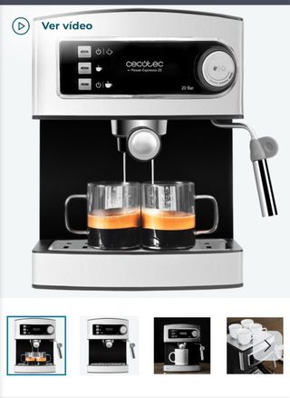 Cafetera Cecotec Power Espresso 20 - Nueva
